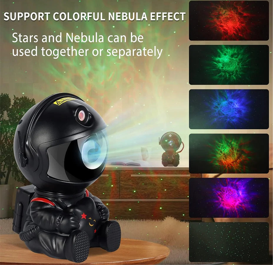 Astronaut Nebula Projector Night Lamp