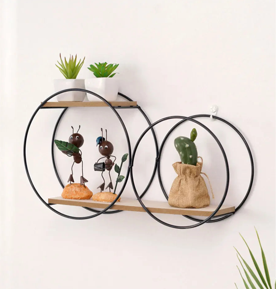 Nordic Hanging Circular Wall Shelves