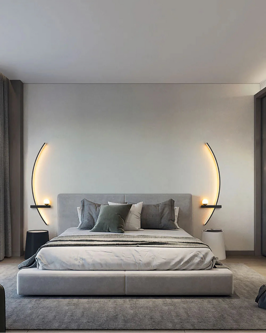 Nordic LED Modern Curved Wall Lamp