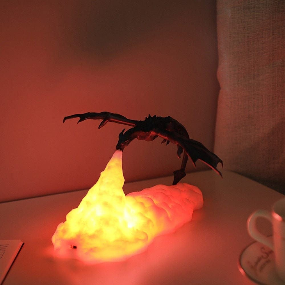 Fire Breathing Dragon LED Night Light