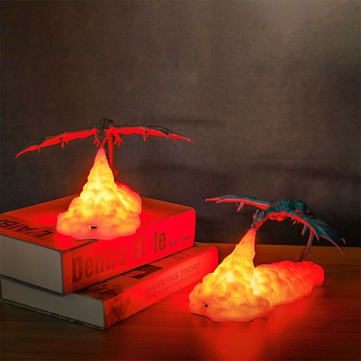 Fire Breathing Dragon LED Night Light