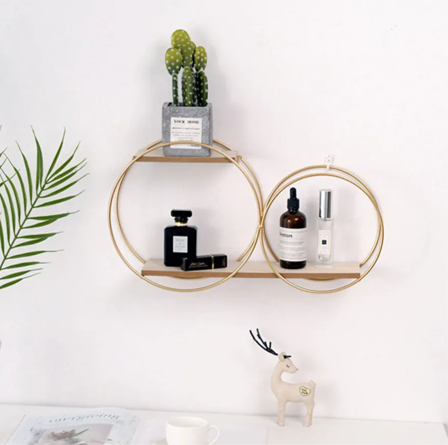 Nordic Hanging Circular Wall Shelves