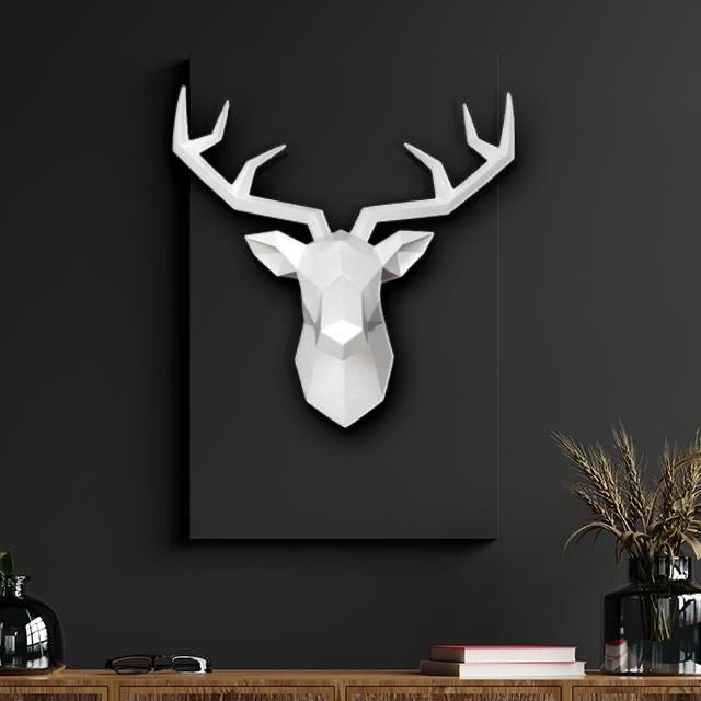 Nordic Deer Head Wall Decoration