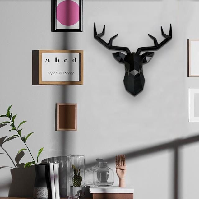 Nordic Deer Head Wall Decoration