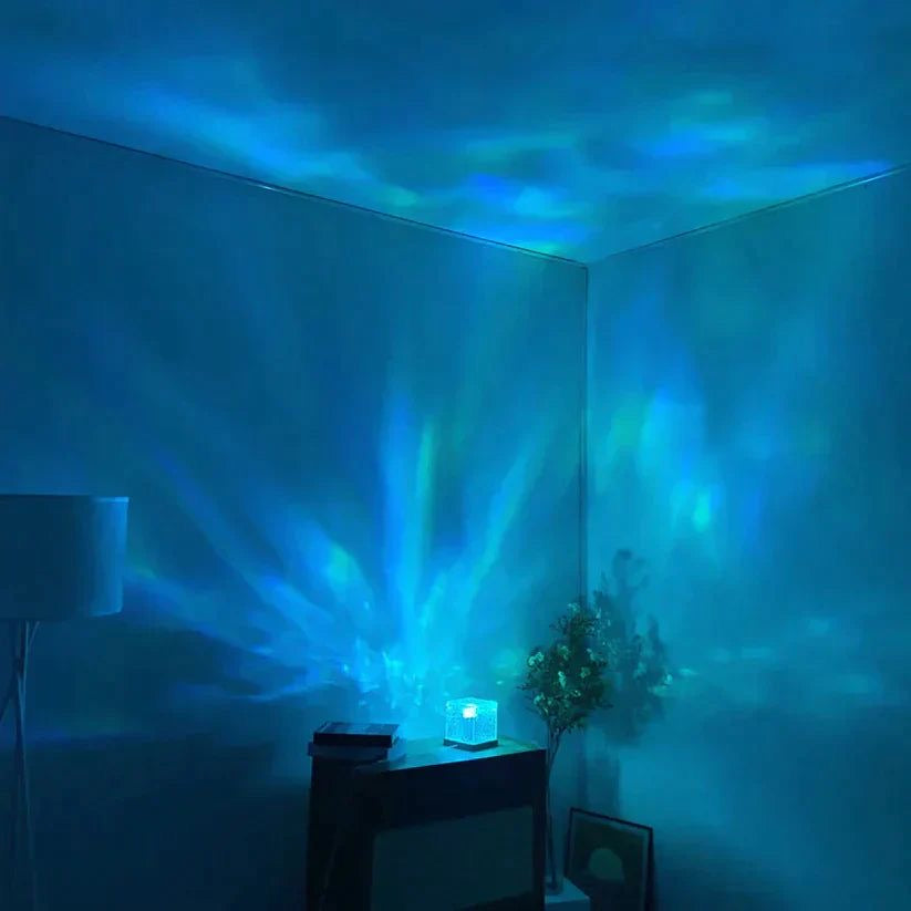 16-Colour Crystal Water Ripple Light