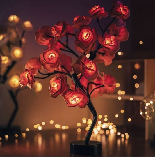 24 LED Rose Table Lamp