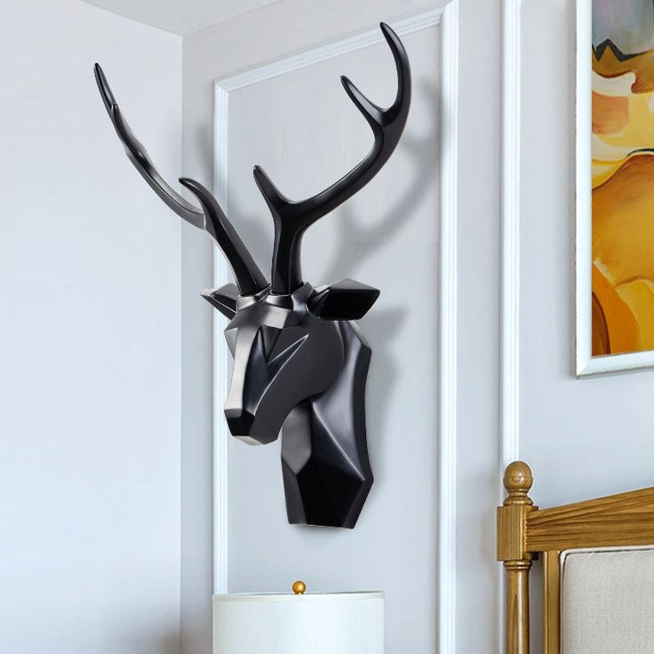 Nordic Deer Head Wall Decoration