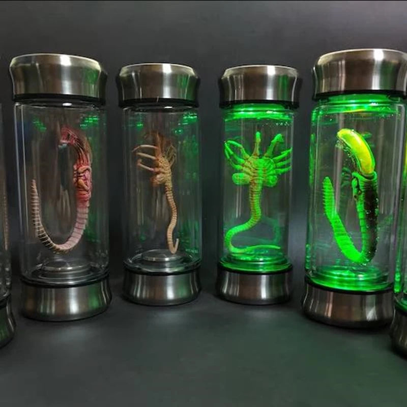 LED Alien Glow Jar Bedroom Decoration