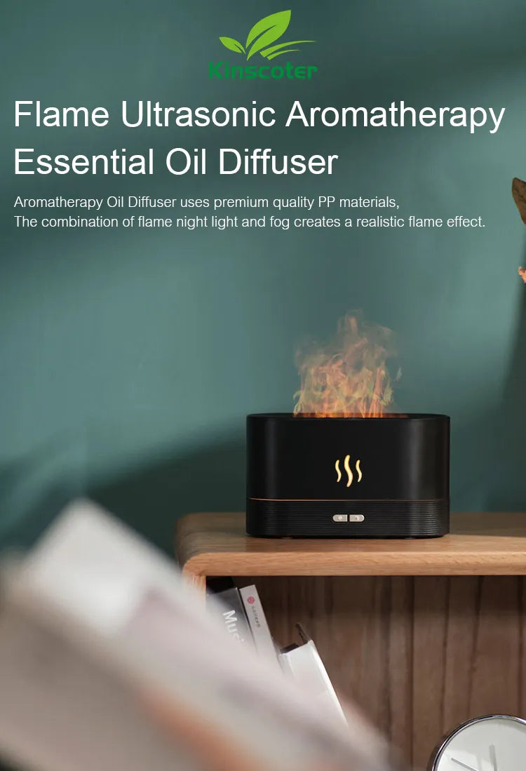 LED Aromatherapy Oil Diffuser (With 2 Free Essential Oils)