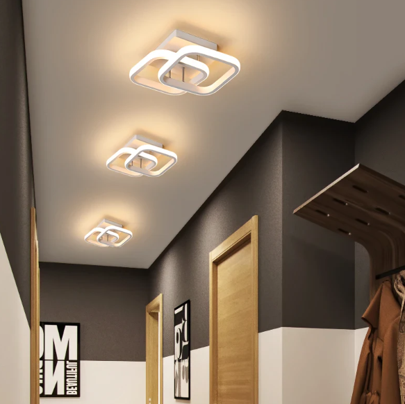 Dimmable Modern Square Ceiling Chandelier