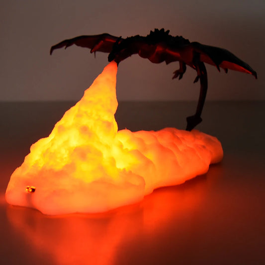 Fire Breathing Dragon LED Night Light