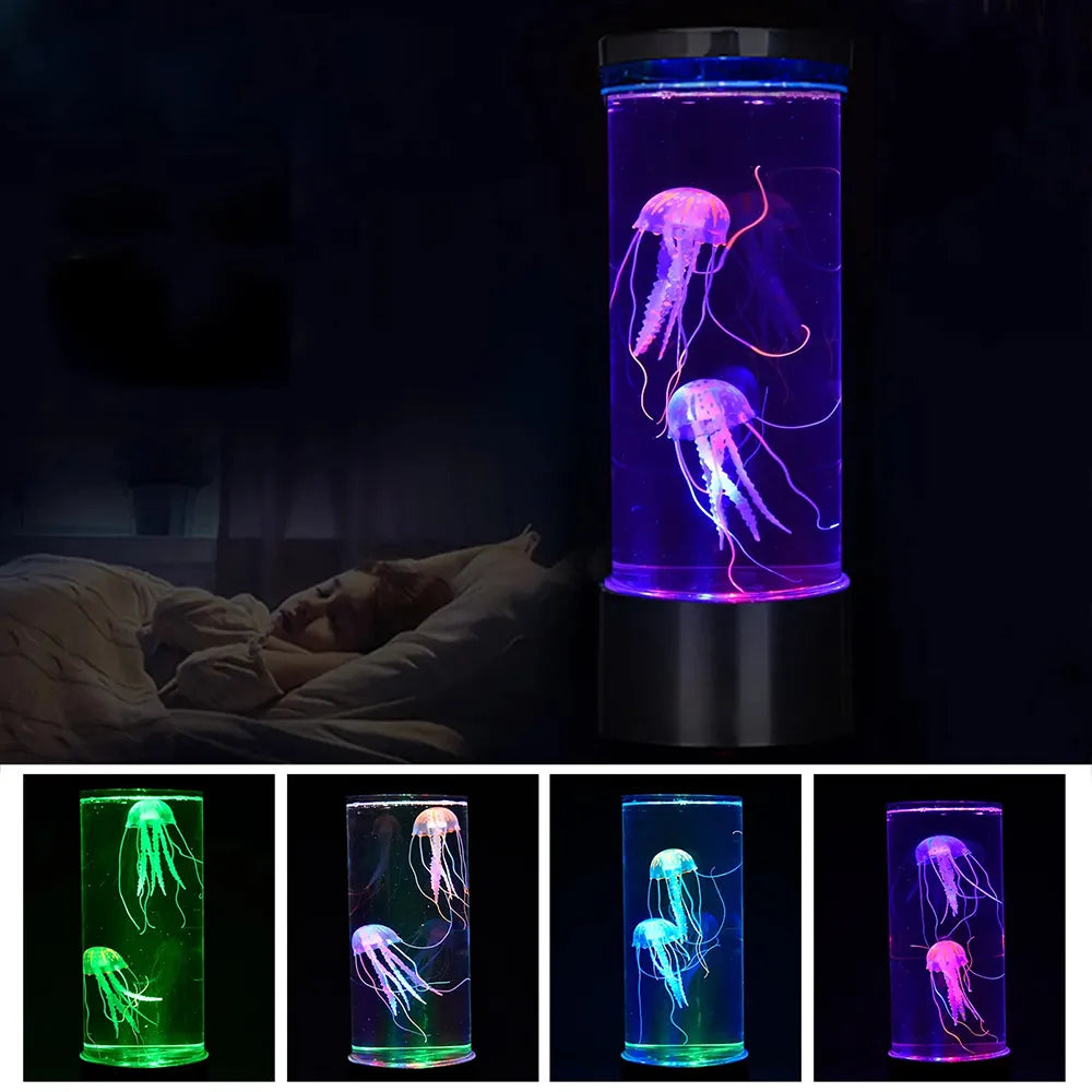 Colour-Changing Floating Jellyfish Lamp