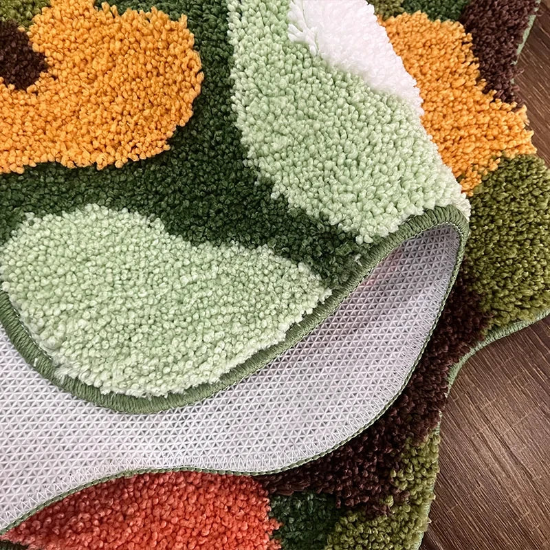 Tufted Moss Rug- 90 x 60cm