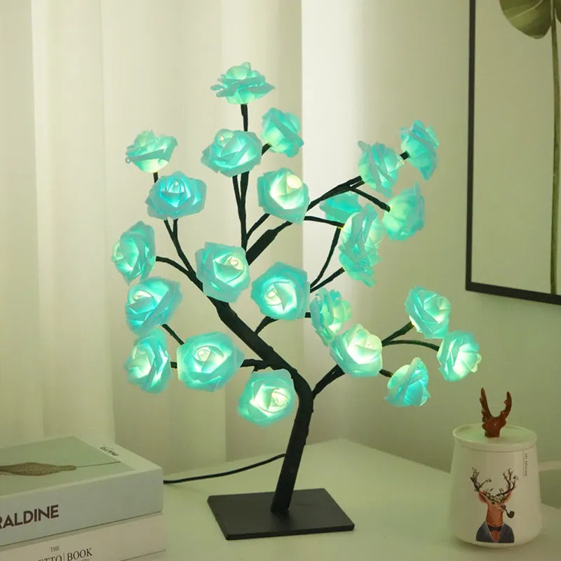 24 LED Rose Table Lamp