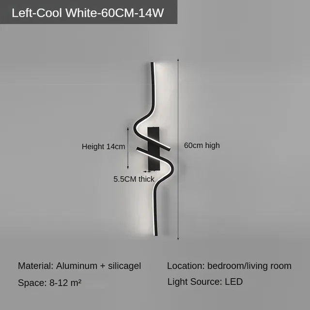 Nordic Minimalist Strip Wall Sconce