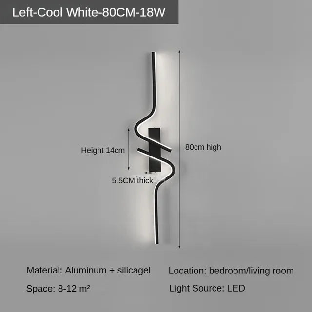 Nordic Minimalist Strip Wall Sconce