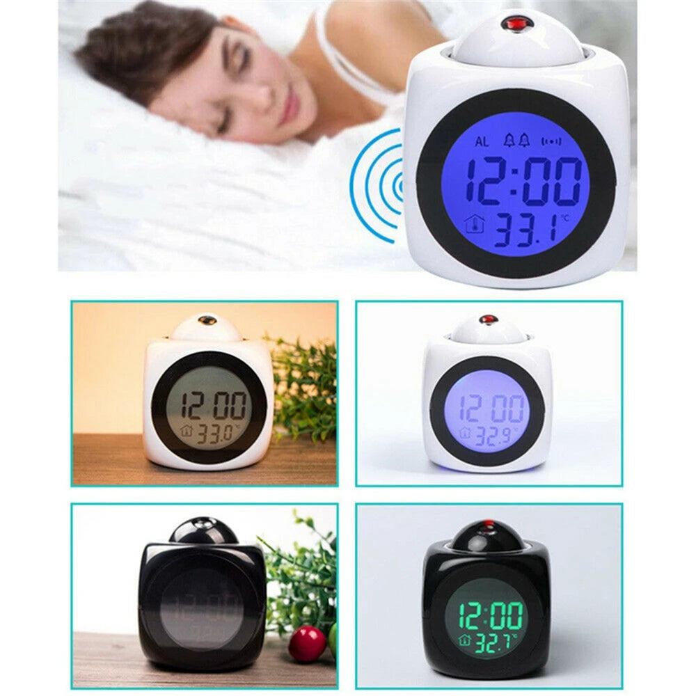 Modern LCD Digital Ceiling Clock Projector