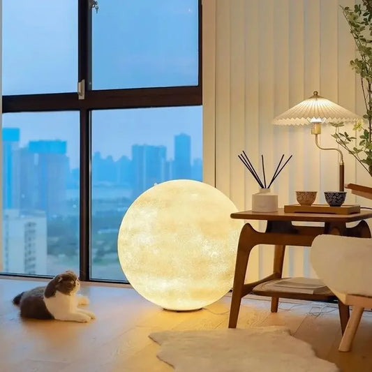 Nordic Floor Moon Lamp