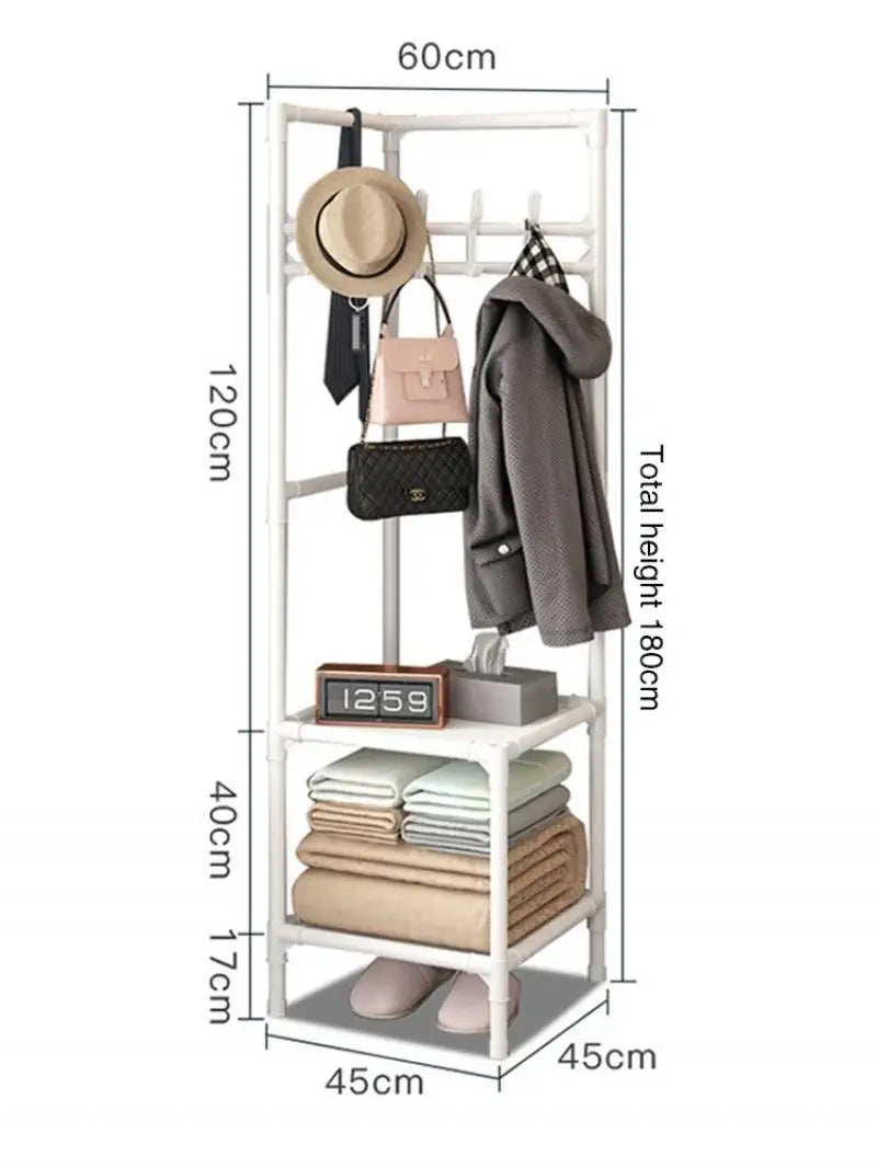 Corner Coat and Hat Rack