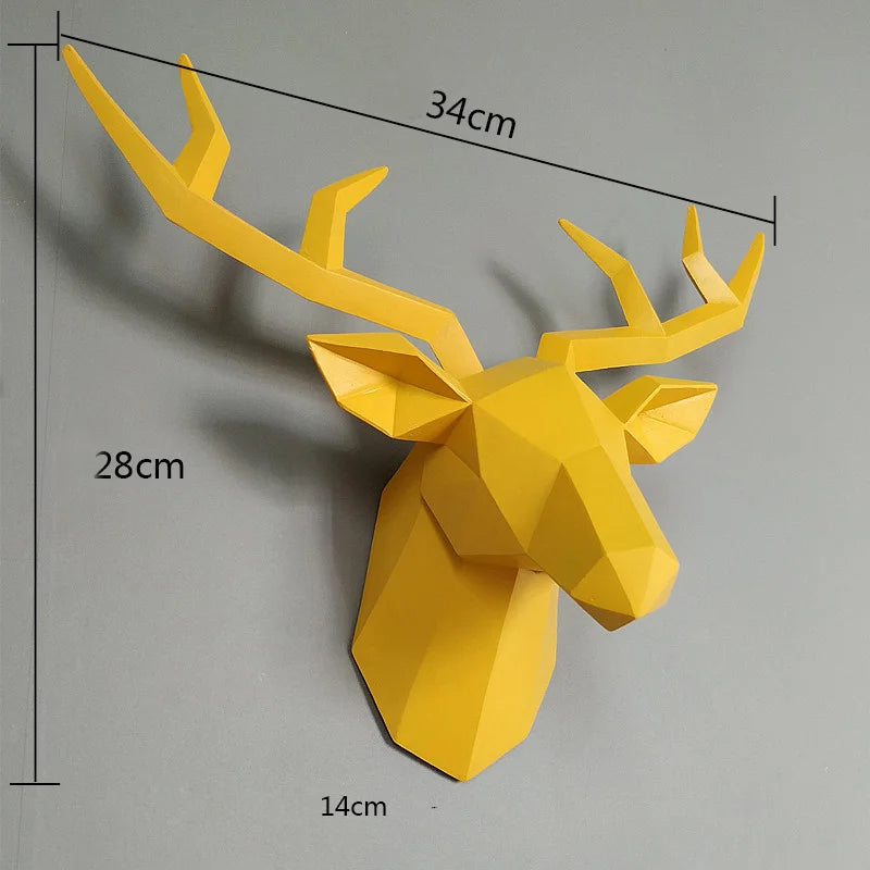 Nordic Deer Head Wall Decoration