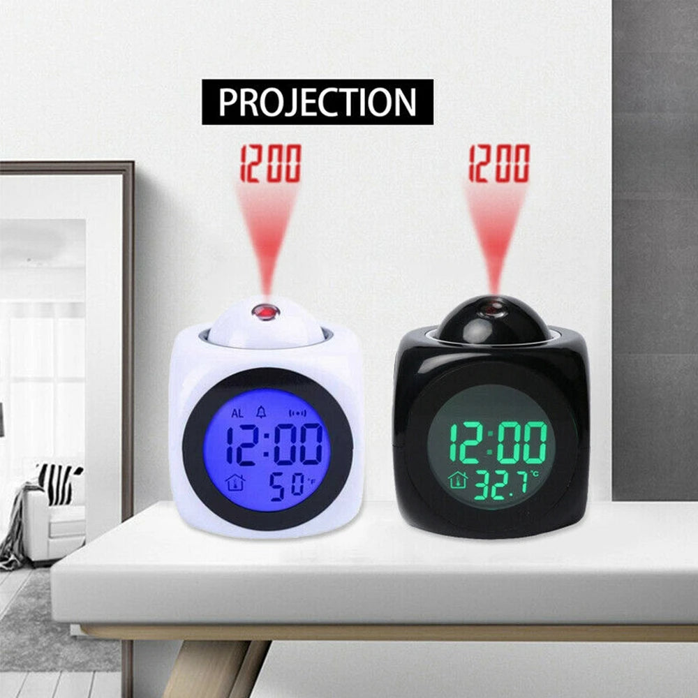 Modern LCD Digital Ceiling Clock Projector