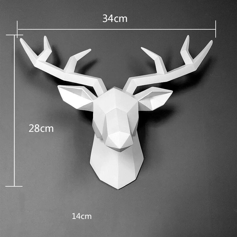 Nordic Deer Head Wall Decoration