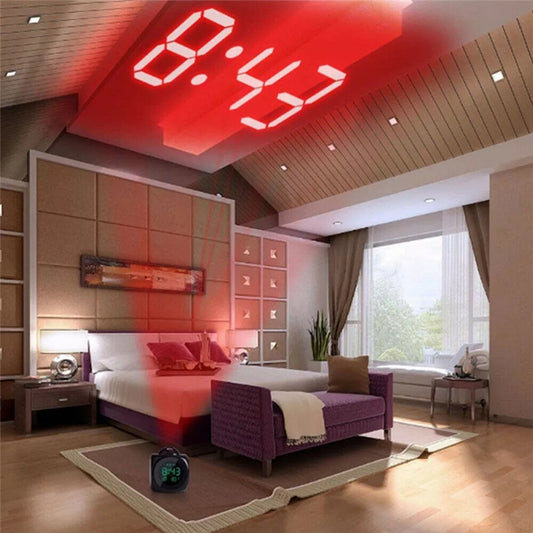 Modern LCD Digital Ceiling Clock Projector