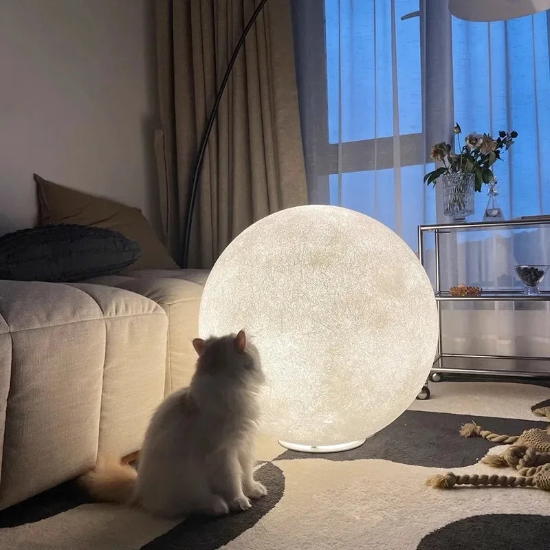 Nordic Floor Moon Lamp