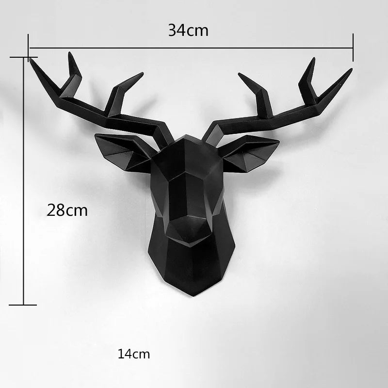 Nordic Deer Head Wall Decoration