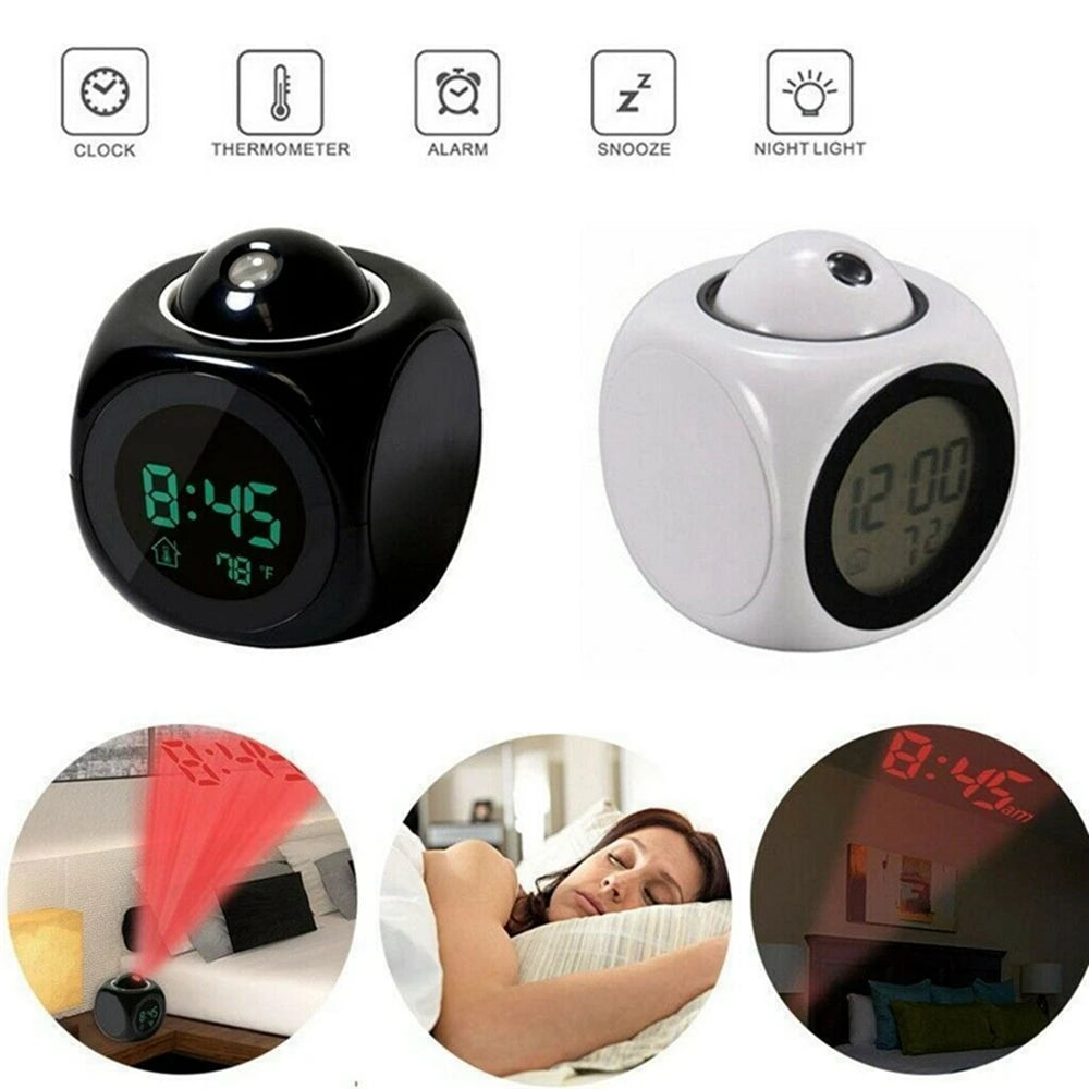 Modern LCD Digital Ceiling Clock Projector