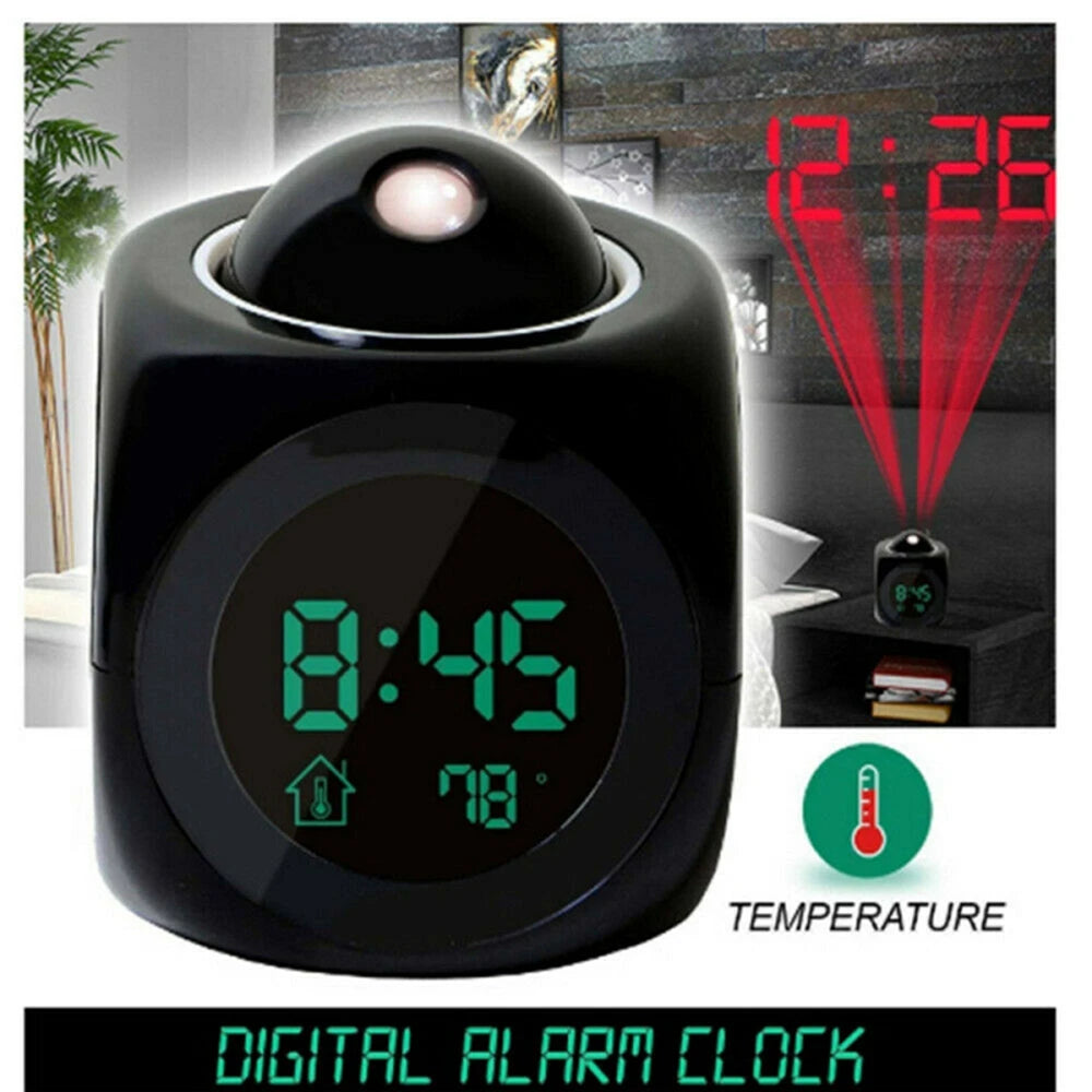 Modern LCD Digital Ceiling Clock Projector