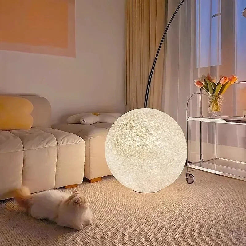 Nordic Floor Moon Lamp